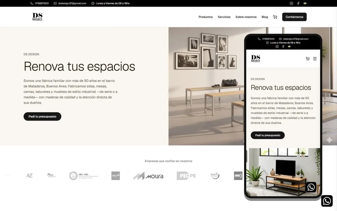Landing Page - DS Design